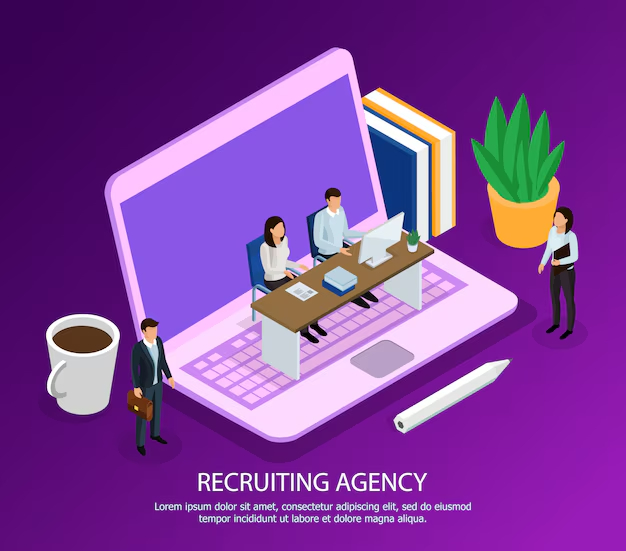 image recrutement violet